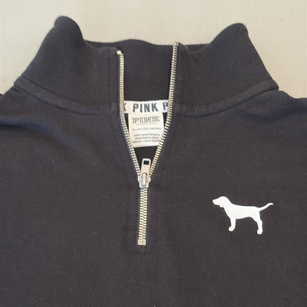 PINK Victoria's Secret Black Sweatshirt - Picture 6 of 7